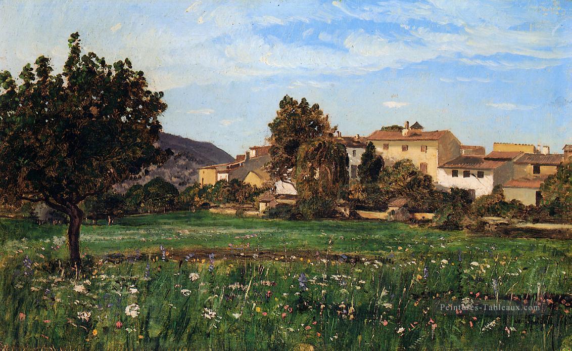 Lourmarin paysage Paul Camille Guigou Peintures à l'huile